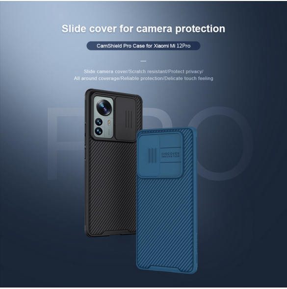 Nillkin CamShield PRO Hard Case för Xiaomi 12 Pro Black