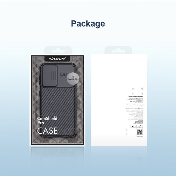 Nillkin CamShield PRO Hard Case för Xiaomi 12 Pro Black