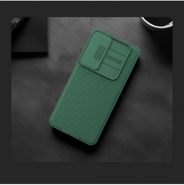 Nillkin CamShield PRO hårt fodral för Samsung Galaxy S24+ Deep Green