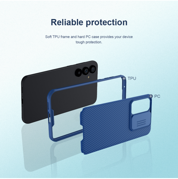 Nillkin CamShield PRO hårt fodral till Samsung Galaxy S23 FE Deep Green
