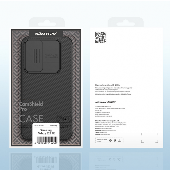 Nillkin CamShield PRO hårt fodral till Samsung Galaxy S23 FE Deep Green