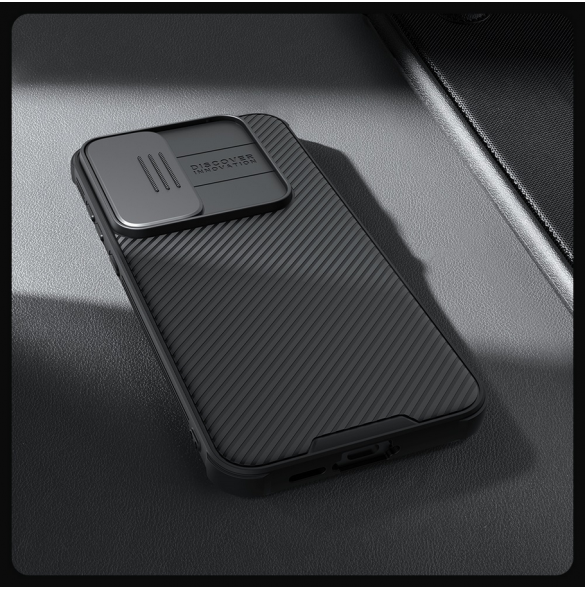 Nillkin CamShield PRO hårt fodral till Samsung Galaxy A55 5G Svart