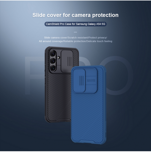 Nillkin CamShield PRO hårt fodral till Samsung Galaxy A54 5G Svart