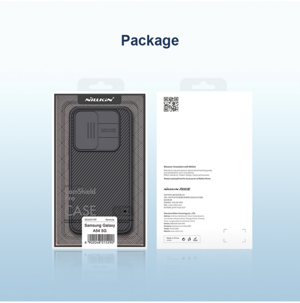 Nillkin CamShield PRO hårt fodral till Samsung Galaxy A54 5G Svart