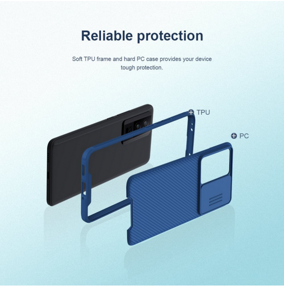Nillkin CamShield PRO Hard Case för Poco F5 Pro 5G Svart