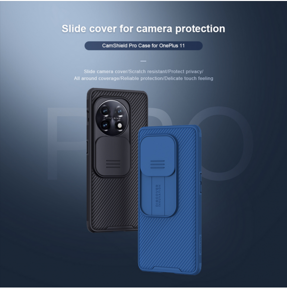 Nillkin CamShield PRO Hard Case för OnePlus 11 Black