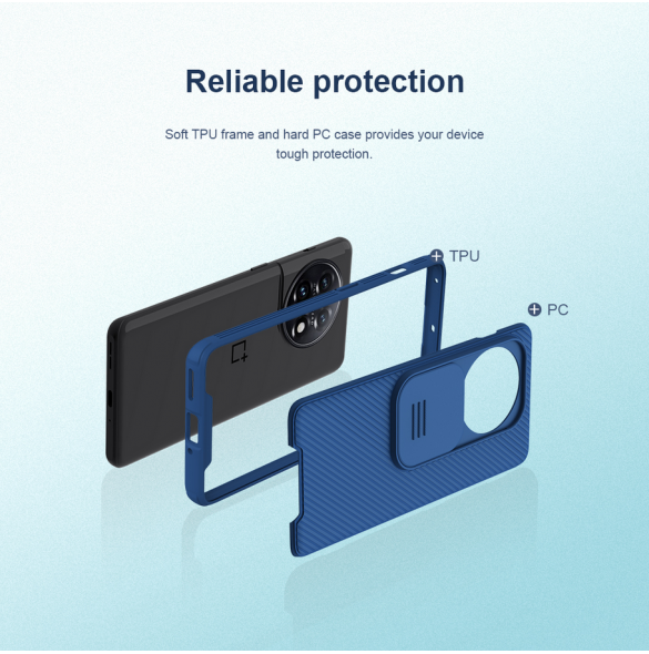 Nillkin CamShield PRO Hard Case för OnePlus 11 Black