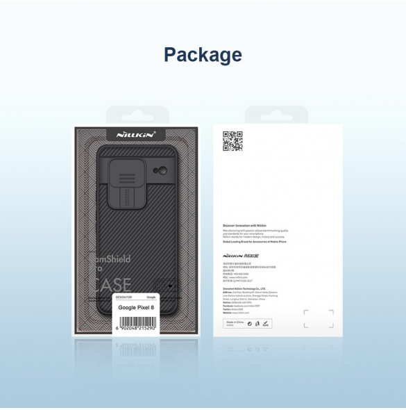 Nillkin CamShield PRO Hard Case för Google Pixel 8 Black