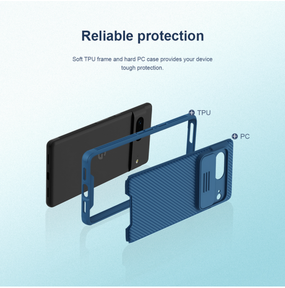 Nillkin CamShield PRO Hard Case för Google Pixel 7 Black