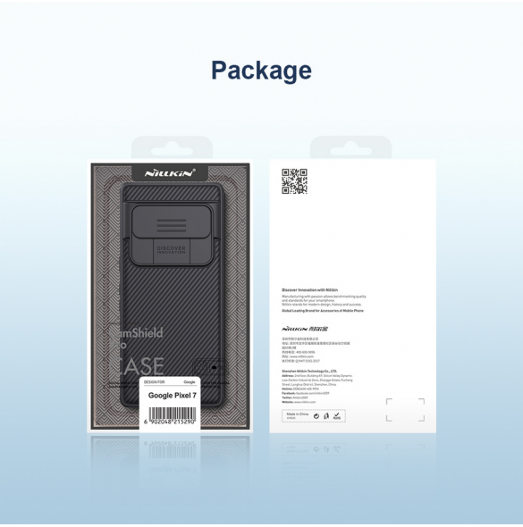 Nillkin CamShield PRO Hard Case för Google Pixel 7 Black