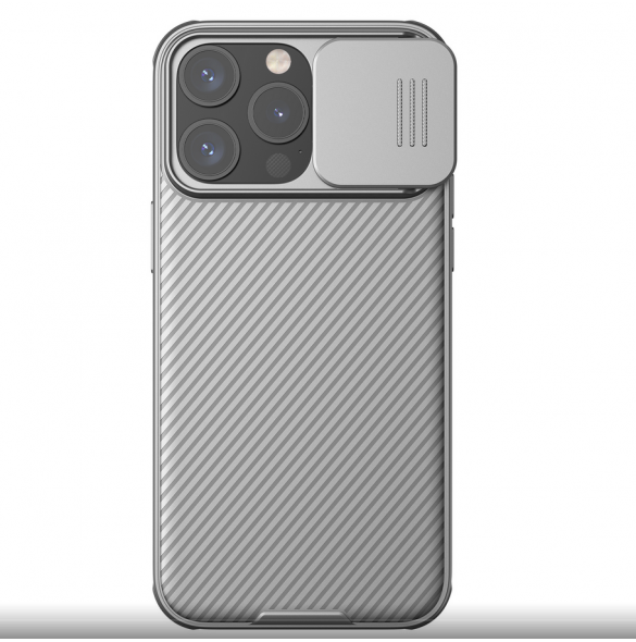 Nillkin CamShield PRO hårt fodral till Apple iPhone 15 Pro Titanium Grey