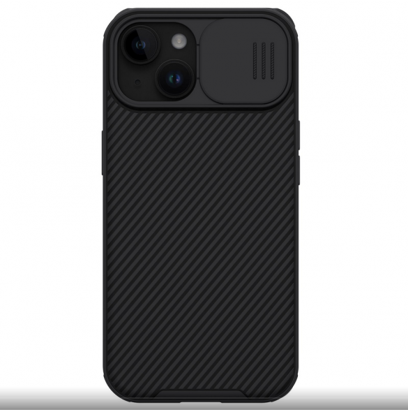 Nillkin CamShield PRO hårt fodral för Apple iPhone 15 Plus Svart