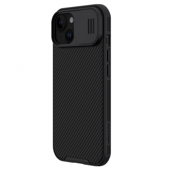 Nillkin CamShield PRO hårt fodral till Apple iPhone 15 Svart