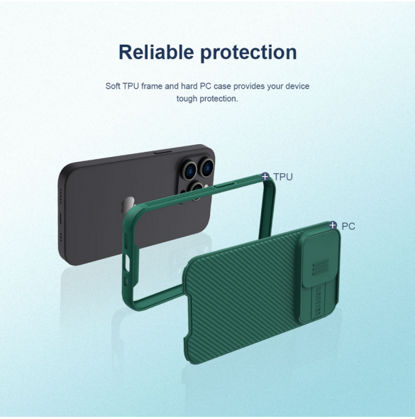Nillkin CamShield PRO hårt fodral till Apple iPhone 14 Pro Svart