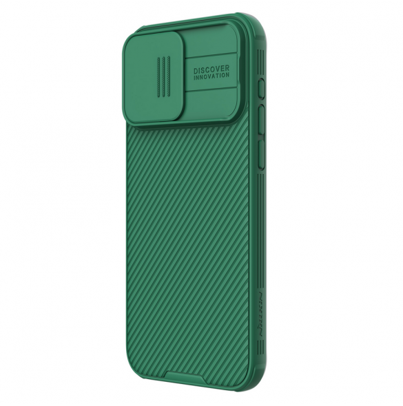 Nillkin CamShield PRO hårt fodral till Apple iPhone 15 Pro Deep Green