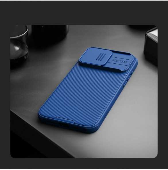 Nillkin CamShield PRO hårt fodral till Apple iPhone 15 Pro Blue
