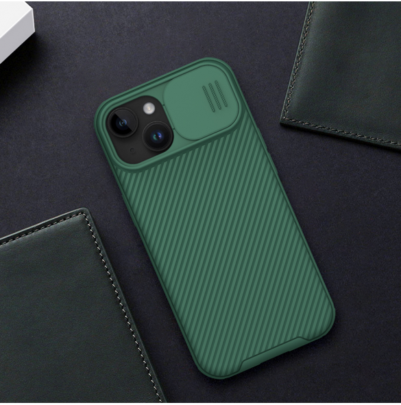 Nillkin CamShield PRO hårt fodral till Apple iPhone 15 Deep Green