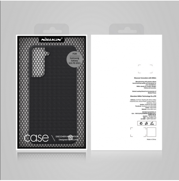 Nillkin Textured Hard Case för Samsung Galaxy S21 FE 5G Svart