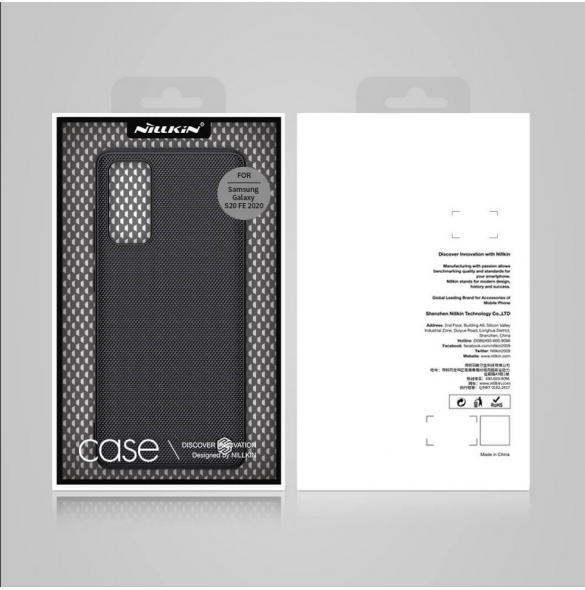 Nillkin Textured Hard Case för Samsung Galaxy S20 FE Svart