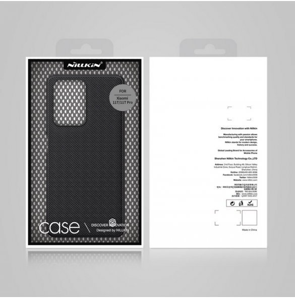 Nillkin Textured Hard Case för Xiaomi 11T/11T Pro Black
