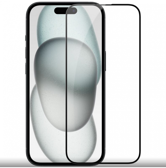 Nillkin Tempered Glass 2.5D CP+ PRO Svart för Apple iPhone 15