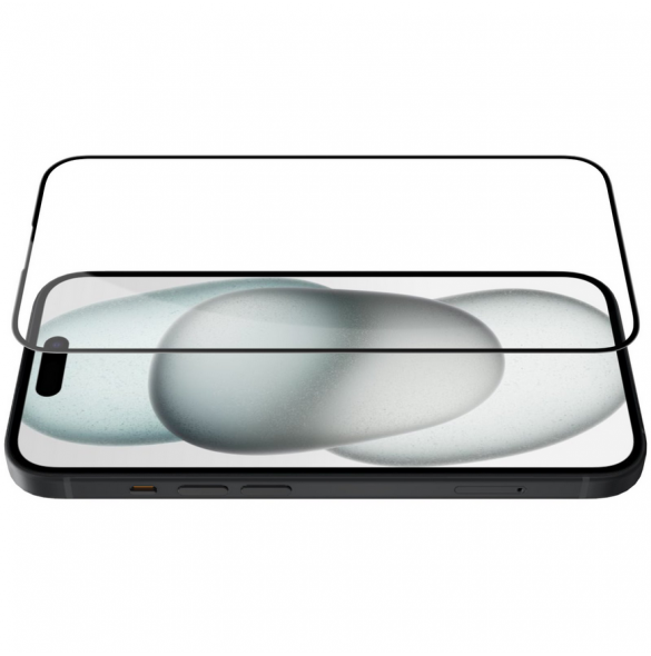 Nillkin Tempered Glass 2.5D CP+ PRO Svart för Apple iPhone 15