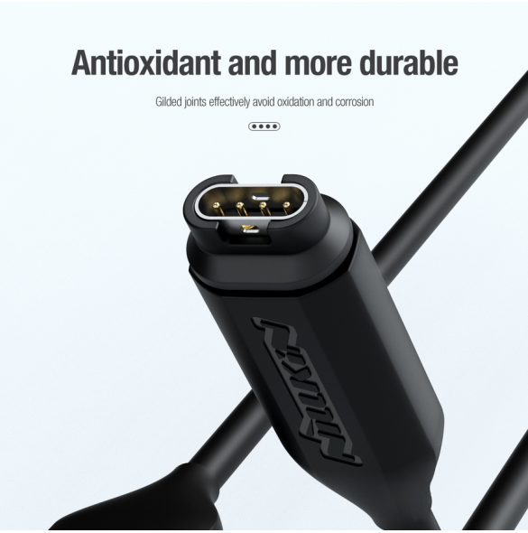 Nillkin USB-data- och laddningskabel för Garmin Watch Black