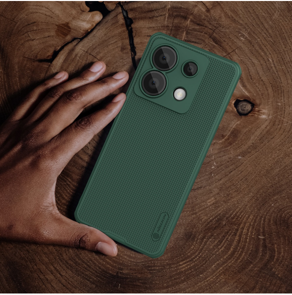 Nillkin Super Frosted PRO Back Cover för Xiaomi Redmi Note 13 Pro 5G/Poco X6 5G Deep Green