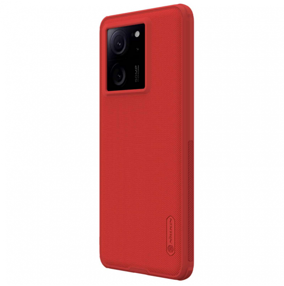 Nillkin Super Frosted PRO Back Cover för Xiaomi 13T/13T Pro Red