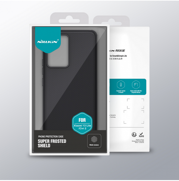 Nillkin Super Frosted PRO Back Cover för Xiaomi 13 Lite Black