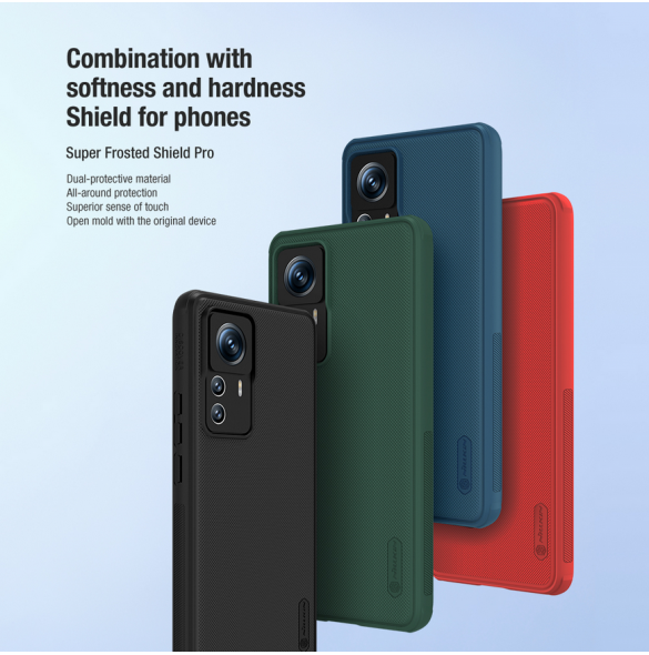 Nillkin Super Frosted PRO Back Cover för Xiaomi 12T Pro Black