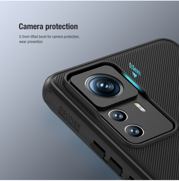 Nillkin Super Frosted PRO Back Cover för Xiaomi 12T Pro Black