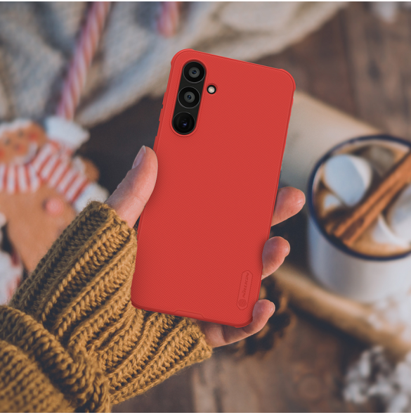 Nillkin Super Frosted PRO Bakskal till Samsung Galaxy A55 5G Röd