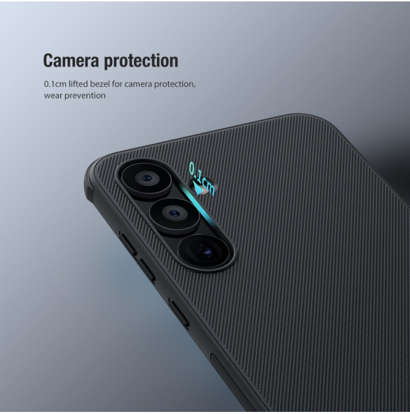 Nillkin Super Frosted PRO Bakskal till Samsung Galaxy A55 5G Blå