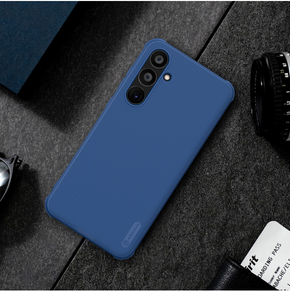 Nillkin Super Frosted PRO Bakskal till Samsung Galaxy A55 5G Blå