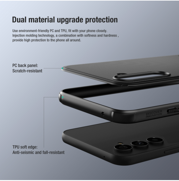 Nillkin Super Frosted PRO Bakskal till Samsung Galaxy A54 5G Svart
