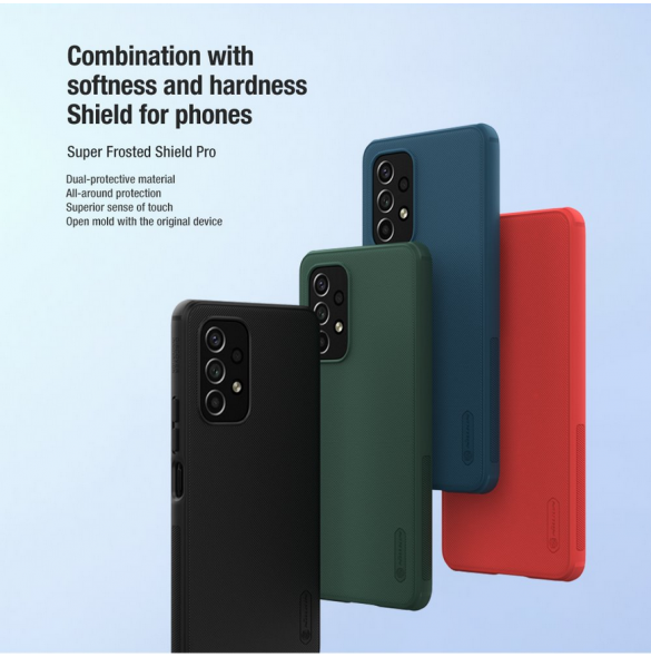 Nillkin Super Frosted PRO Bakskal till Samsung Galaxy A53 5G Blå