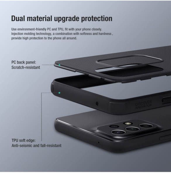 Nillkin Super Frosted PRO Bakskal till Samsung Galaxy A53 5G Blå