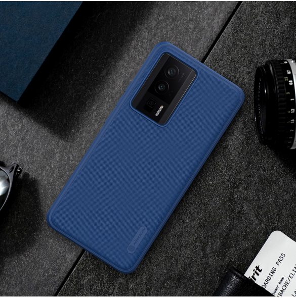 Nillkin Super Frosted PRO Back Cover för Poco F5 Pro 5G Blue