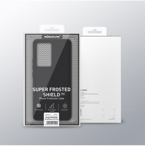 Nillkin Super Frosted PRO Back Cover för Poco F5 Pro 5G Svart