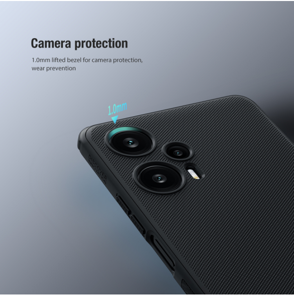 Nillkin Super Frosted PRO Back Cover för Poco F5 5G Blue