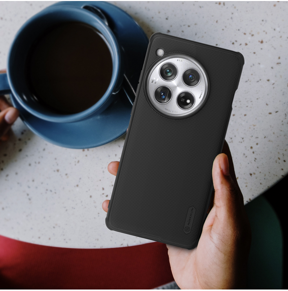 Nillkin Super Frosted PRO Back Cover för OnePlus 12 Black