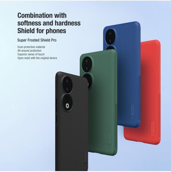 Nillkin Super Frosted PRO Back Cover för Honor 90 Blue