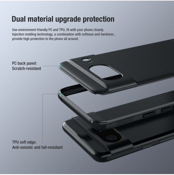 Nillkin Super Frosted PRO Back Cover för Google Pixel 8 Black