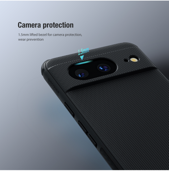 Nillkin Super Frosted PRO Back Cover för Google Pixel 8 Black