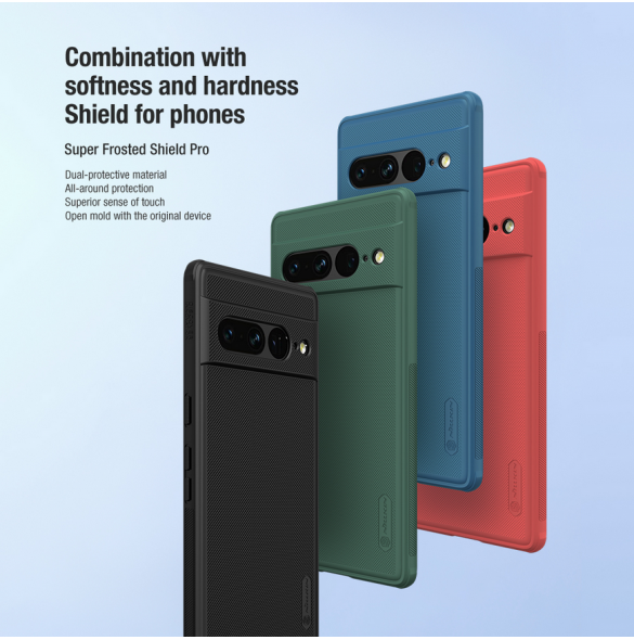 Nillkin Super Frosted PRO Back Cover för Google Pixel 7 Pro Black