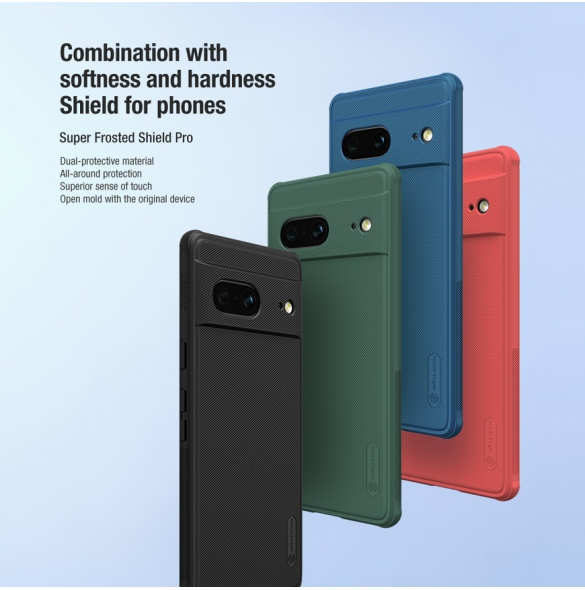 Nillkin Super Frosted PRO Back Cover för Google Pixel 7 Green