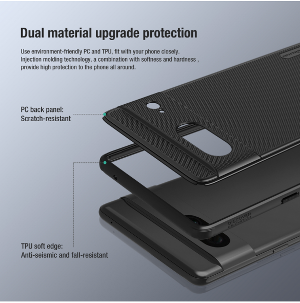 Nillkin Super Frosted PRO Back Cover för Google Pixel 7 Green