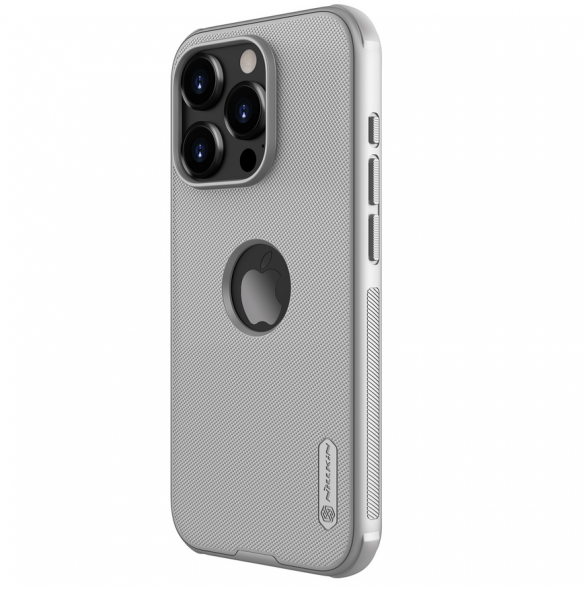 Nillkin Super Frosted PRO Bakskal till Apple iPhone 15 Pro Titanium Grey