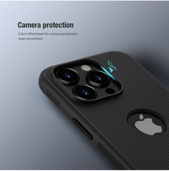 Nillkin Super Frosted PRO Bakskal till Apple iPhone 15 Pro Titanium Grey